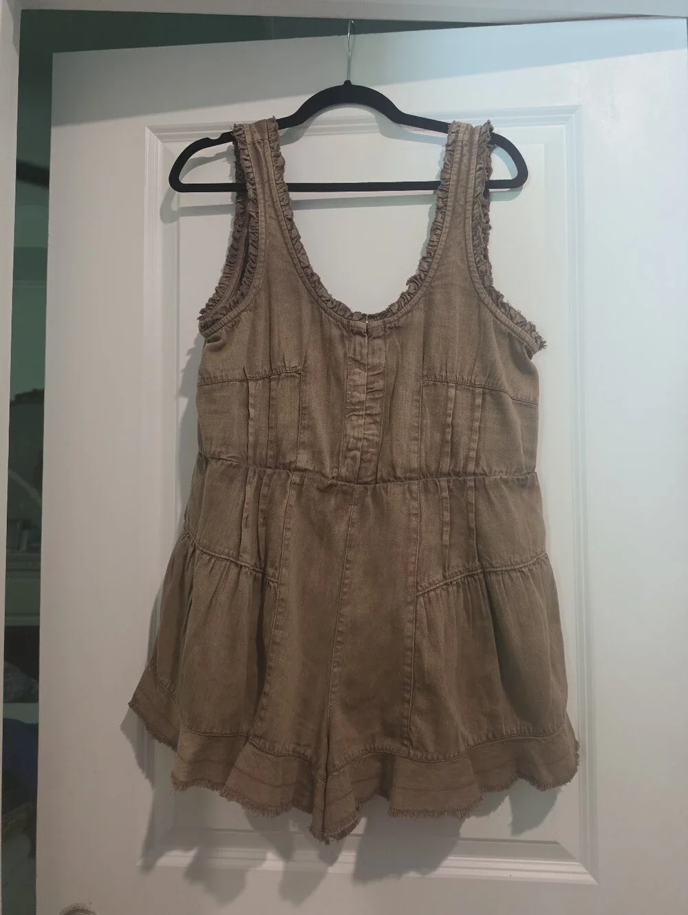 Free People Tiered Sleevless Romper